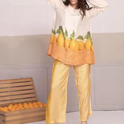 Bannos Swagger Fruit Printed Top & Trouser Co-Ords-image-76