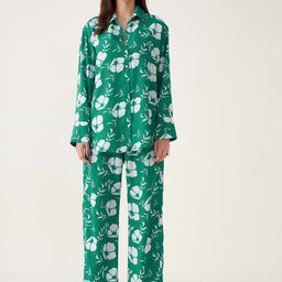 SALT ATTIRE Printed Shirt & Flared Trouser Co-Ords-image-30