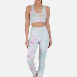 IMPERATIVE 2 piece Printed Stretchable Quick Dry Tracksuit-image-3
