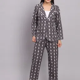 DECKEDUP Printed Single-Breasted 2 Piece Suit-picture-26