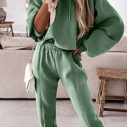 LULU & SKY Dropped Shoulder Sweatshirt With  Jogger Co-Ords-image-73
