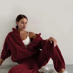 LULU & SKY Solid Sweatshirt & Joggers Set-image-28