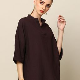 Saltpetre Mandarin Collar Organic Cotton Top & Trouser-image-86