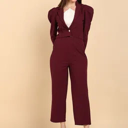 Mast & Harbour Textured Notched Lapel Coat & Trousers-9