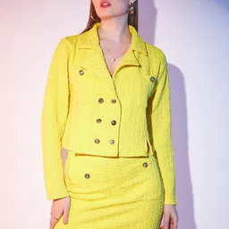 STREET 9 Shirt Collar Sweatshirt & Skirts Co-Ords-19