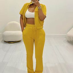 LULU & SKY High Neck Sweatshirt With Trousers Co-Ords-image-75