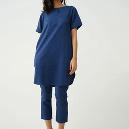 Saltpetre Organic Cotton Boat Neck Tunic & Trousers-picture-16