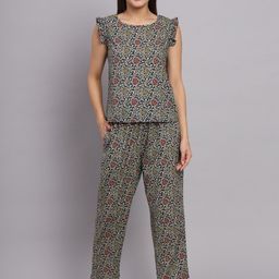 DECKEDUP Ethnic Motif Printed Top & Palazzo-41