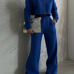 LULU & SKY High Neck Long Sleeve Sweatshirt With Trouser-image-72
