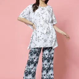 Clora Creation Printed Kaftan-Top With Trouser Co-Ords-image-29