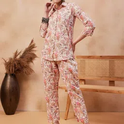 SERONA FABRICS Printed Shirt & Trousers Co-Ords-image-75