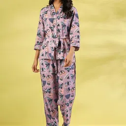 SANSKRUTIHOMES Printed Shirt & Trousers-picture-40