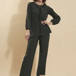 Fashfun Round Neck Long Sleeves Top With Trouser-picture-17