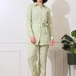FLYING FESTPrinted Shirt With Trousers Co-Ords-picture-45