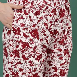 Clora Creation Abstract Printed Top With Jogger Co-Ords image 5