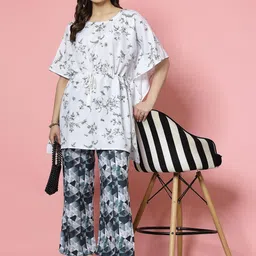 Clora Creation Printed Kaftan-Top With Trouser Co-Ords image 2