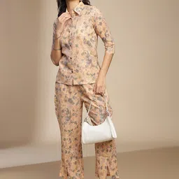 KALINI Floral Printed Shirt & Trousers-picture-45