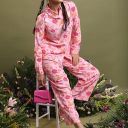Vishudh Floral Printed Shirt & Palazzos-image-41