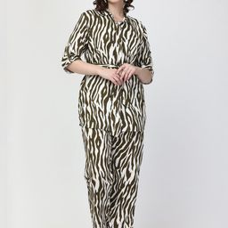 Clora Creation Animal Printed Shirt & Trousers Co-Ords-picture-53