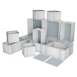 Kuber Industries Grey Set of 6 Regular Drawer Organiser Organisers image 2