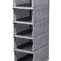 Sasimo Grey Set of 5 Reusable Multi-Utility Organisers image 3