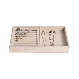 La Trove Cream-Coloured Wardrobe Luxury Ring & Chain Jewellery Organiser-33
