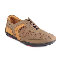 Red Chief Men Olive Green Leather Oxfords-picture-11