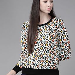 The Dry State Women Multicoloured Printed Sweatshirt-image-54