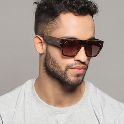 IDEE Men Square Sunglasses with UV Protected Lens IDS2903C2PSG-13