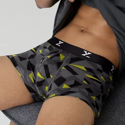 XYXX Men Men Charcoal grey Shuffle IntelliSoft Micro Modal Printed Trunk XYTRNK135-image-42