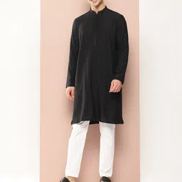See Designs Embroidered Thread Work Kurta with Pyjamas-picture-44