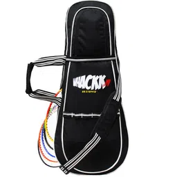 Whackk Unisex Typography Printed Tennis Backpack with Shoe Pocket-14