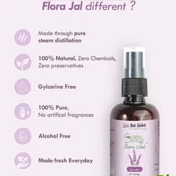 Nat Habit Set of 2 Pure Lavender Flora Jal Toner Spray for Pore Reduction - 100ml each image 5