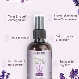 Nat Habit Set of 2 Pure Lavender Flora Jal Toner Spray for Pore Reduction - 100ml each image 3