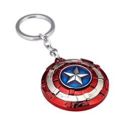 vsverus little collections Vsverus Key Chain Superhero Capt-in- America-Rotating Shield Key Chain,Avengers Metal & Key Ring Multicolor image 2