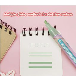 Levin Liquid Glue Pen, 2 Way Glue Stick Pen, Chisel Tip Glue Pens Perfect for Scrapbooking Craft Card Making Assorted Color Pack of (1) image 4