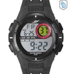 Sonata Men Black SF Essentials Digital Watch 77112PP02-45