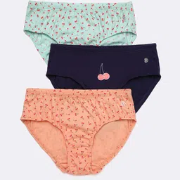 Van Heusen Girls Pack Of 3 Assorted Conversational Printed Hipster Briefs-picture-29