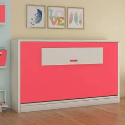 adona Mystica Engineered Wood Bed in Strawberry Pink Colour-picture-7