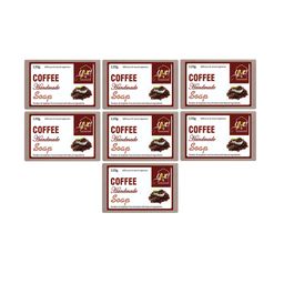 YNB YOURS NATURAL BUDDY Pack of 7 Organic Coffee Handmade SLS & Paraben Free Soap-30