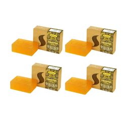 abeers Pack of 4 Handmade Lemon peel With Essential Oil Premium Soap-125 g-image-13