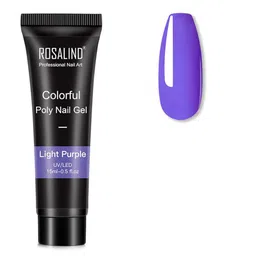 ROSALIND UV & LED Soak-Off Colorful Poly Nail Extension Gel 15 ml - Light Purple-35