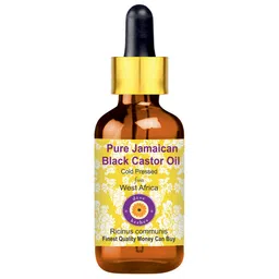 Deve Herbes Jamaican Black Castor Cold Pressed Oil with Glass Dropper - 10ml-14
