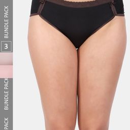 Amour Secret Pack Of 3  Anti-Bacterial Hipster Briefs-image-38