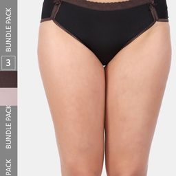 Amour Secret Women Pack Of 3 Anti-Bacterial Bikini Briefs-picture-37