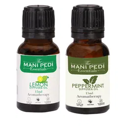 The Mani Pedi Essentials Set Of 2 Lemon & Peppermint Aroma Oil Diffusers 15 ml-6
