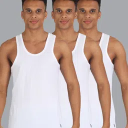 U.S. Polo Assn. Men White Pack of 3 Innerwear Vests I661-001-P3-picture-18