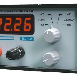 ESD 135: Multi-Function Calibration Tool supporting mV and mA sink and source functions for precise calibration purposes. image 1