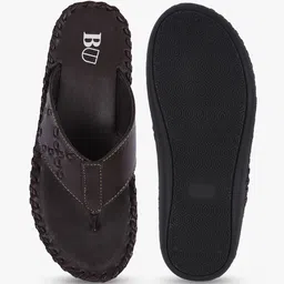 BuckleUp Men Textured Slip On Flip-Flops image 3