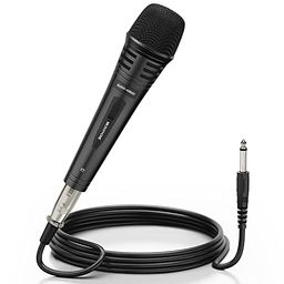 Audio Array AM-C3 XLR to TRS Dynamic Handheld Karaoke Microphone | Premium Metal Built with 3M Cable | Singing, Public Meetings, Studio Recording, Live Show, Party, Church, Wedding image 4
